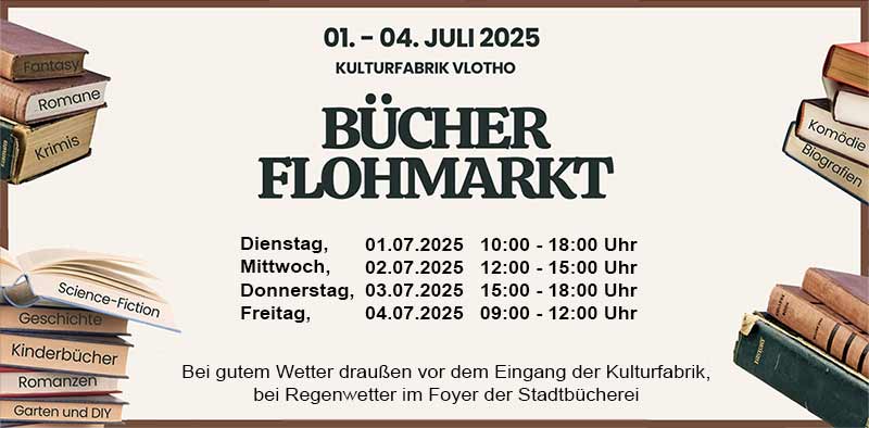 Bücherflohmarkt 2025